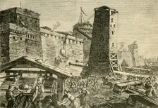 The Attack on Rhodes 1890. Creator: Unknown