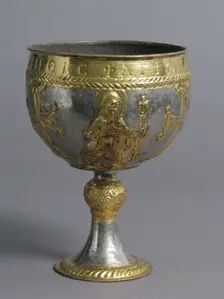 The Attarouthi Treasure - Chalice, Byzantine, 500-650. Creator: Unknown