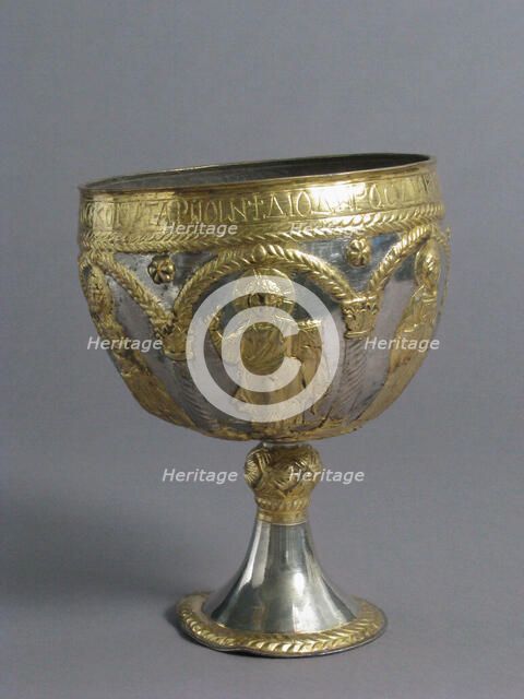 The Attarouthi Treasure - Chalice, Byzantine, 500-650. Creator: Unknown.