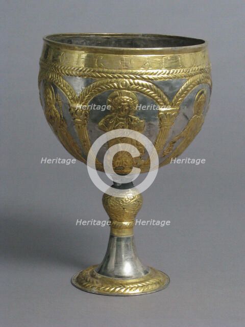 The Attarouthi Treasure - Chalice, Byzantine, 500-650. Creator: Unknown.