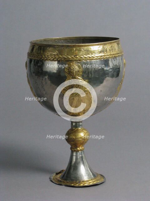 The Attarouthi Treasure - Chalice, Byzantine, 500-650. Creator: Unknown.
