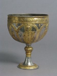 The Attarouthi Treasure - Chalice, Byzantine, 500-650. Creator: Unknown