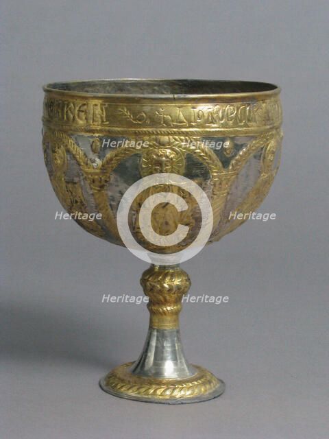 The Attarouthi Treasure - Chalice, Byzantine, 500-650. Creator: Unknown.