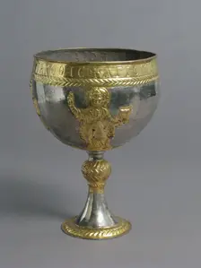 The Attarouthi Treasure - Chalice, Byzantine, 500-650. Creator: Unknown