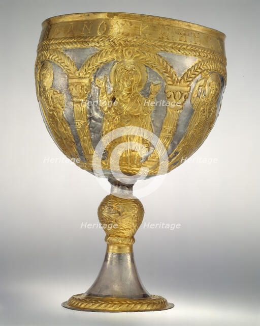The Attarouthi Treasure - Chalice, Byzantine, 500-650. Creator: Unknown.