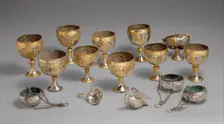 The Attarouthi Treasure, Byzantine, 500-650. Creator: Unknown