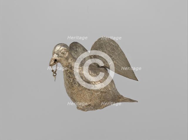 The Attarouthi Treasure - Silver Dove, Byzantine, 500-650. Creator: Unknown.