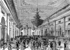 The attempt on the Czar's life: the Grand Ball-room, Winter Palace, St. Petersburg, 1880. Creator: Unknown
