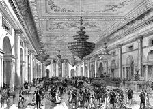 The attempt on the Czar's life: the Grand Ball-room, Winter Palace, St. Petersburg, 1880. Creator: Unknown