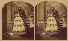 The Attempted Kiss, about 1857. Creators: London Stereoscopic & Photographic Co, Joseph John Elliott