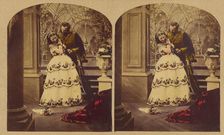 The Attempted Kiss, about 1857. Creators: London Stereoscopic & Photographic Co, Joseph John Elliott