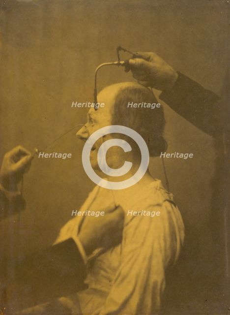 The attention attracted by an object that provokes lascivious ideas and desires, 1854-1856. Creator: Duchenne de Boulogne.