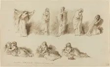 The Attitudes of Lady Hamilton. Creator: Pietro Antonio Novelli