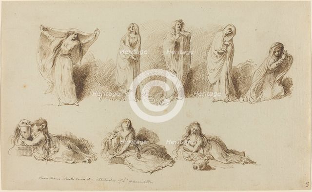 The Attitudes of Lady Hamilton. Creator: Pietro Antonio Novelli.