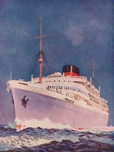 The Attractive Colouring of the Union Castle liner Stirling Castle 1937