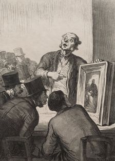 The Auction Room: The Expert. Creator: Honoré Daumier (French, 1808-1879)