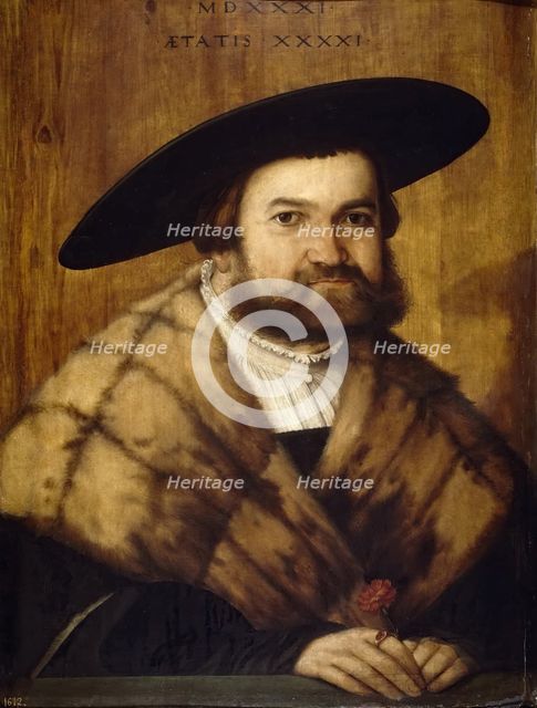 The Augsburg Goldsmith Jörg Zörer (?), 1531. Creator: Christoph Amberger.