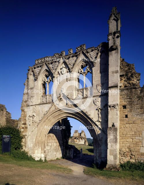 The Augustinian priory at Kirkham, North Yorkshire, 1999. Artist: J Richards