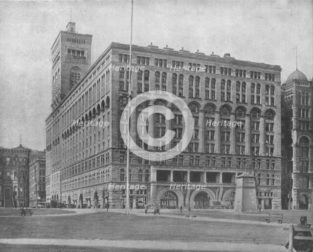The Auditorium, Chicago, Illinois, USA, c1900.  Creator: Unknown.