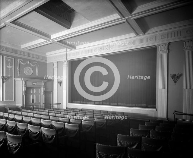 The auditorium of the Little Theatre, John Adam Street, London, 1912. Artist: Bedford Lemere and Company