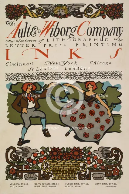 The Ault & Wilbord company, c1894 - 1896. Creator: William H Bradley.