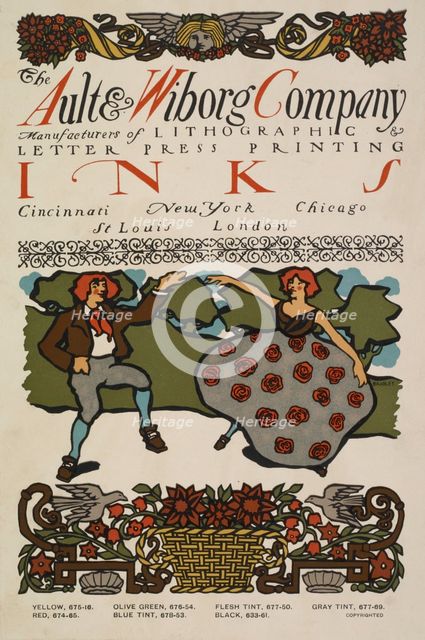The Ault & Wilbord company, c1894 - 1896. Creator: William H Bradley.