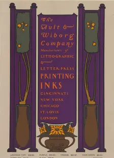 The Ault & Wilborg Company, c1894 - 1896. Creator: William H Bradley