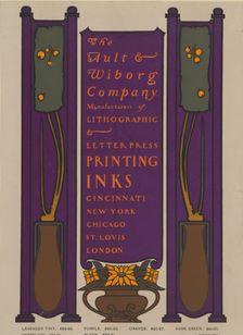 The Ault & Wilborg Company, c1894 - 1896. Creator: William H Bradley