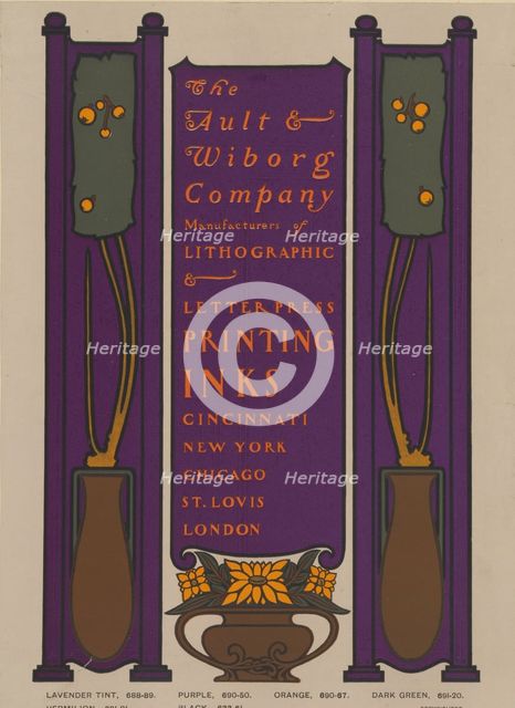 The Ault & Wilborg Company, c1894 - 1896. Creator: William H Bradley.
