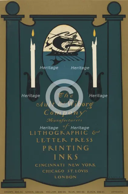 The Ault & Wilborg Company, c1894 - 1896. Creator: William H Bradley.