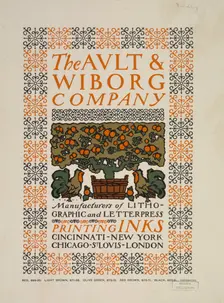 The Ault & Wilborg company, c1894 - 1896. Creator: William H Bradley