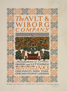 The Ault & Wilborg company, c1894 - 1896. Creator: William H Bradley
