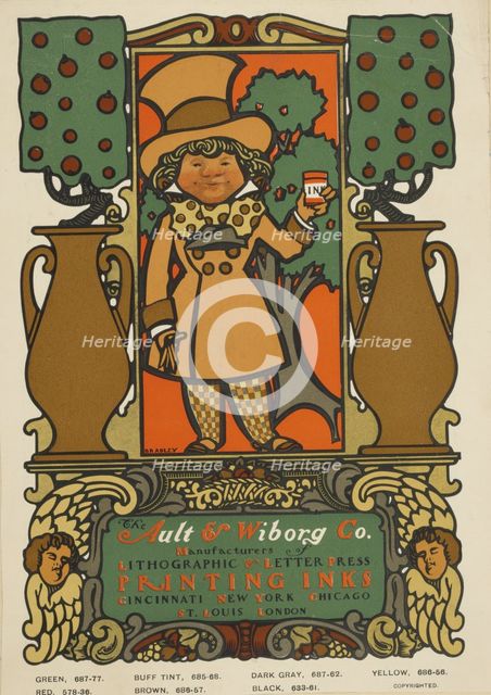The Ault & Wilborg company, c1894 - 1896. Creator: William H Bradley.
