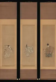 The Auspicious Noh Dance "Okina", ca. 1790-95. Creator: Toriyama Sekien