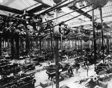 The Austin car factory at Longbridge, Birmingham, 1913