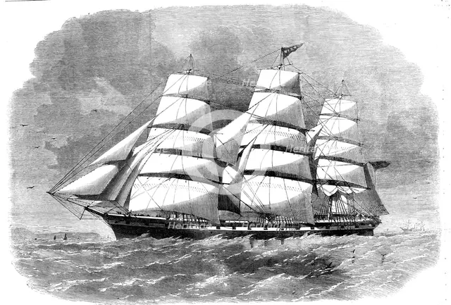 The Australian clipper-ship The Royal Family, 1862. Creator: Unknown.