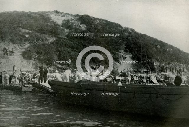 'The Australian Landing-Place at Gaba-Tepe', (1919).  Creator: Unknown.