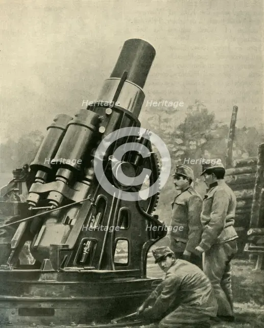 'The Austrian 12-inch Siege Howitzer', 1914-1918, (c1920). Creator: Unknown.
