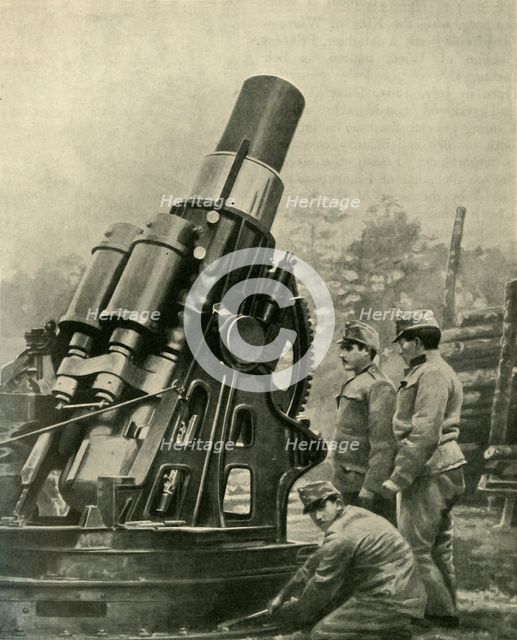 'The Austrian 12-inch Siege Howitzer', 1914-1918, (c1920). Creator: Unknown.