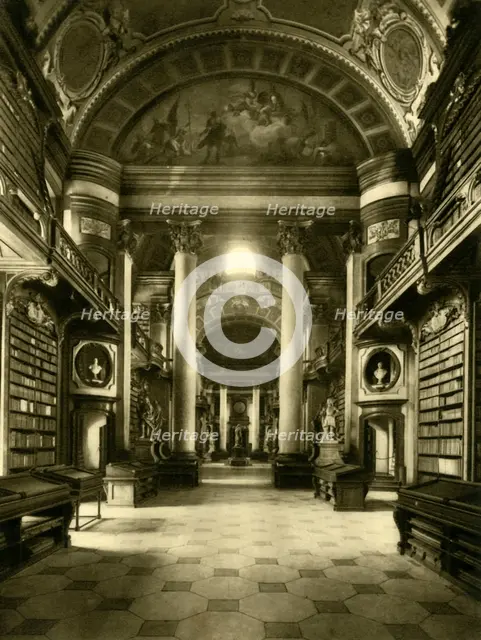 The Austrian National Library, Vienna, Austria, c1935.  Creator: Unknown.
