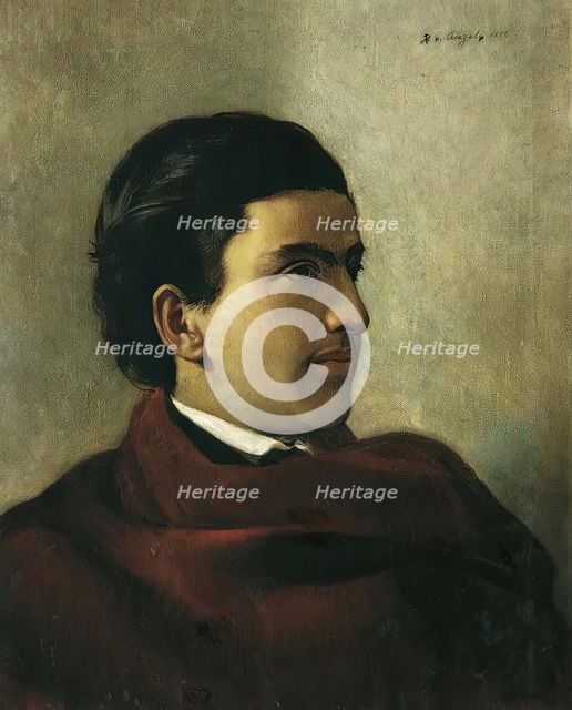 The Austrian officer Otto Pohl, 1856. Creator: Heinrich von Angeli.