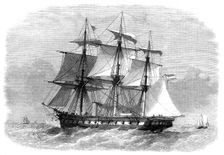 The Austrian frigate Radetzky, lately blown up at Lissa, 1869. Creator: Unknown