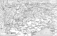 The Austrian Frontier of Italy 1915