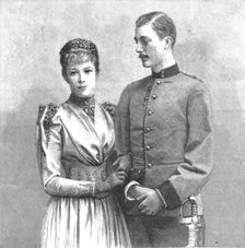 'The Austrian Imperial Wedding; Archduchess Marie Valerie to Archduke Franz Salavator 1890. Creator: Unknown