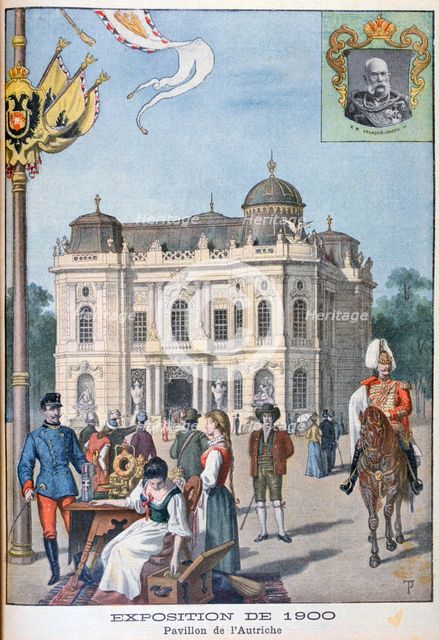 The Austrian pavilion at the Universal Exhibition of 1900, Paris, 1900. Artist: Unknown