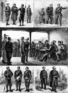 The Austro-Hungarian Army on the Turkish Frontier, 1890. Creator: P Naumann