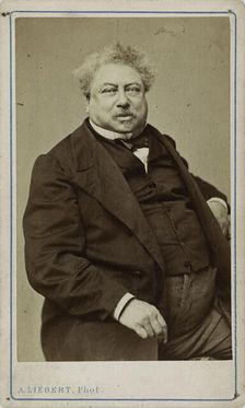 The author Alexandre Dumas père (1802-1870), 1870. Creator: Liébert, Alphonse (1827-1913)