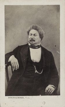 The author Alexandre Dumas père (1802-1870), 1870. Creator: Photo studio Duroni & Murer