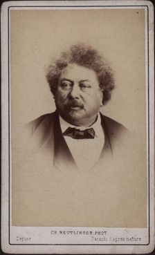 The author Alexandre Dumas père (1802-1870), c. 1868. Creator: Photo studio Reutlinger, Paris
