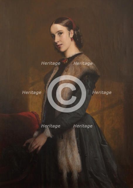 The author Emma Kraft, 1834-1881. Creator: Elisabeth Baumann.